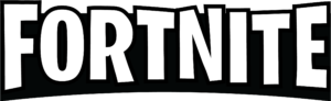 Fortnite Logo Black And White PNG